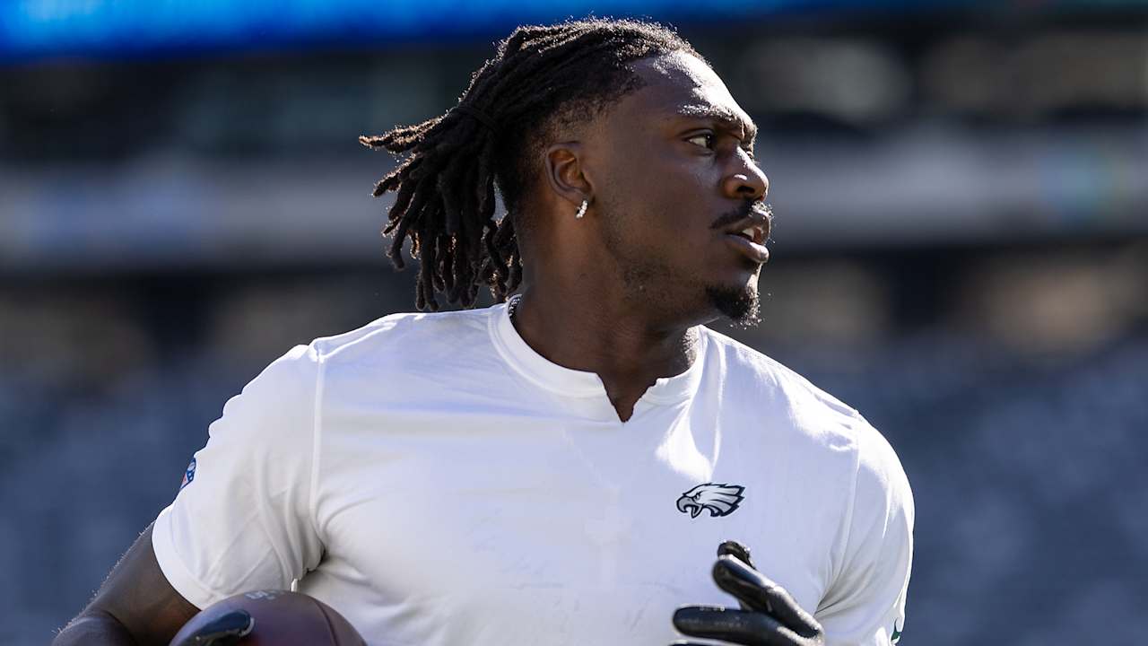 A.J. Brown misses Wednesday's practice