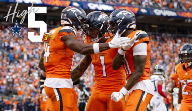 Top five remaining receiving corps