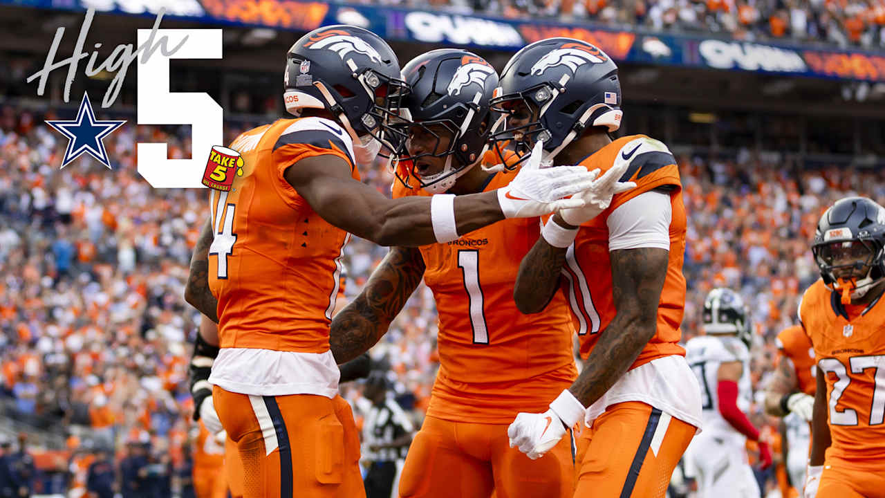 Top five remaining receiving corps