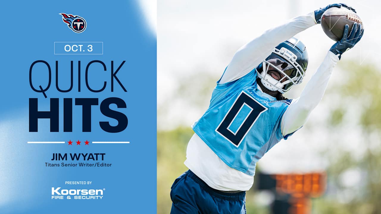 Quick Hits After Friday's Titans Practice 