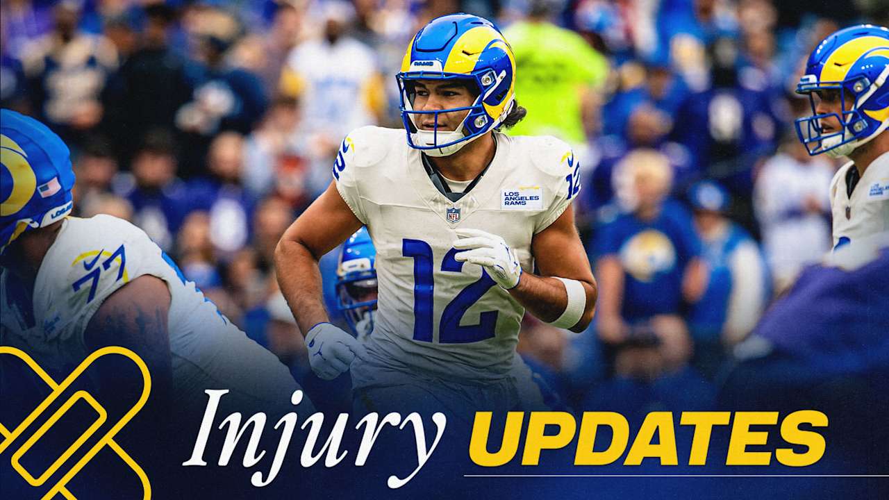 Wide receiver Puka Nacua day-to-day with ankle sprain but status for Week 7 vs. Jaguars uncertain, plus latest on running back Blake Corum and wide receiver Tutu Atwell