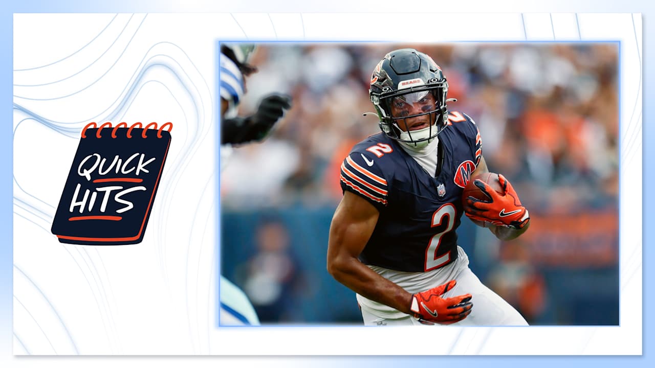 Bears WR DJ Moore continuing to display toughness, durability