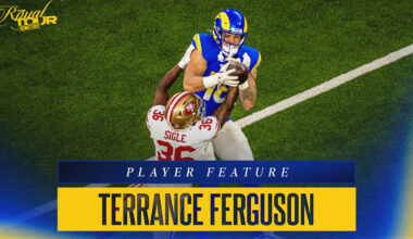 Rams tight end Terrance Ferguson 'super excited' to make first career catch