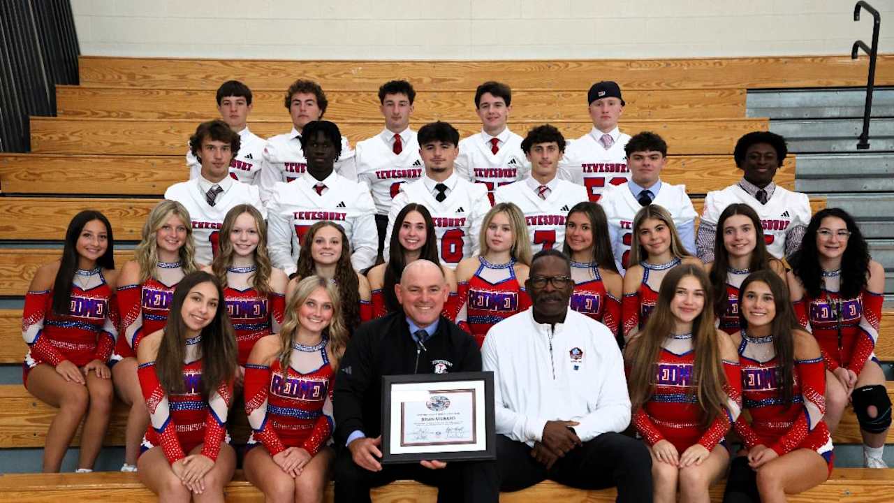 Tewksbury Memorial High School's Brian Aylward Named the New England Patriots Coach of the Week
