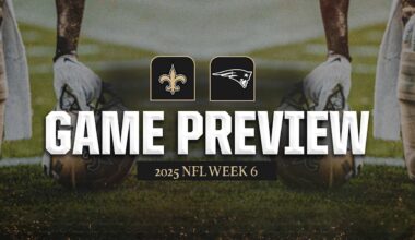 Patriots vs. Saints Game Preview