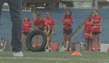 Patriots host 3rd annual girls flag football event at Gillette Stadium – Boston 25 News