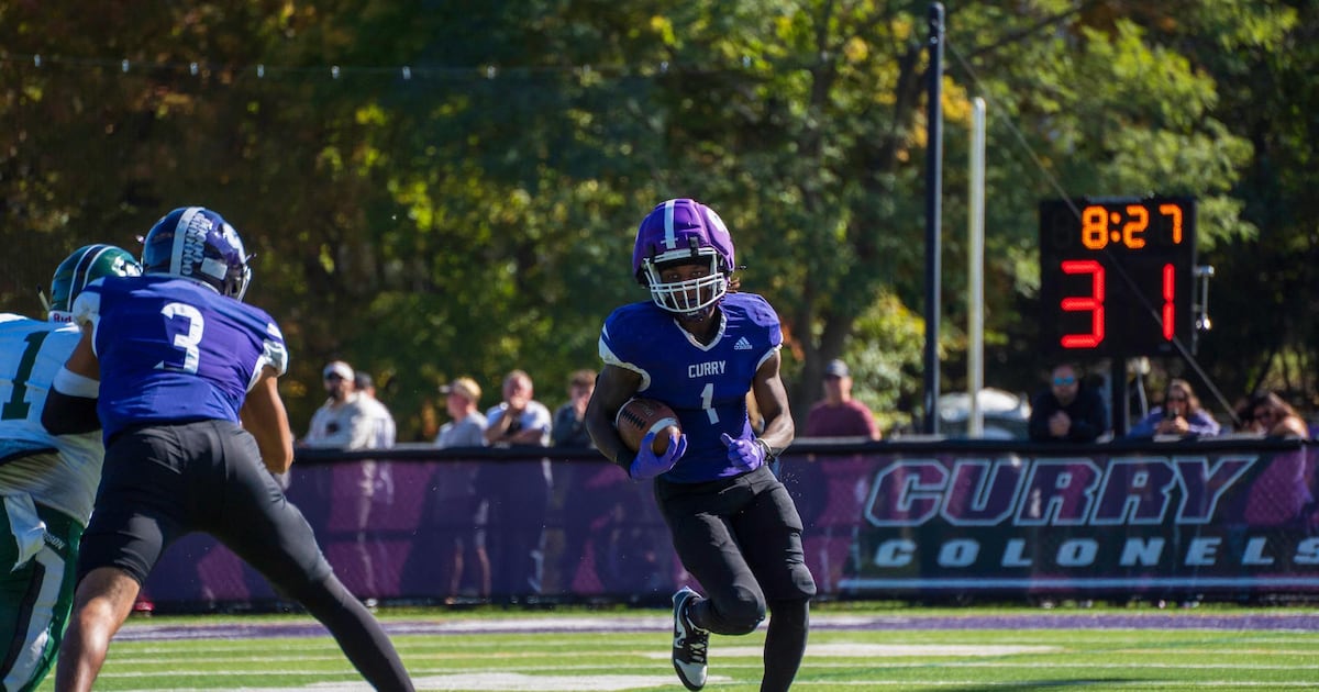 Curry College football star Montie Quinn shatters NCAA single-game rushing record