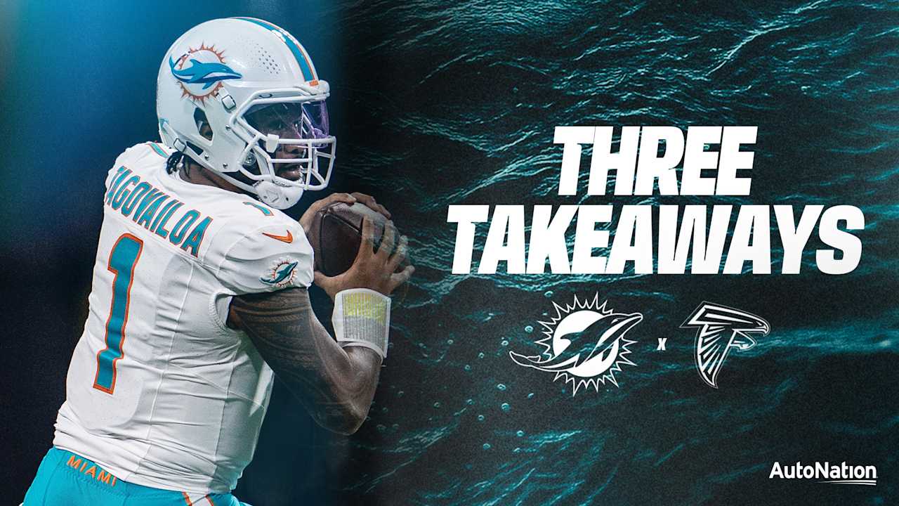 Dolphins dominate three phases in win over the Falcons