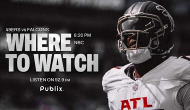 Where to watch Falcons vs. 49ers