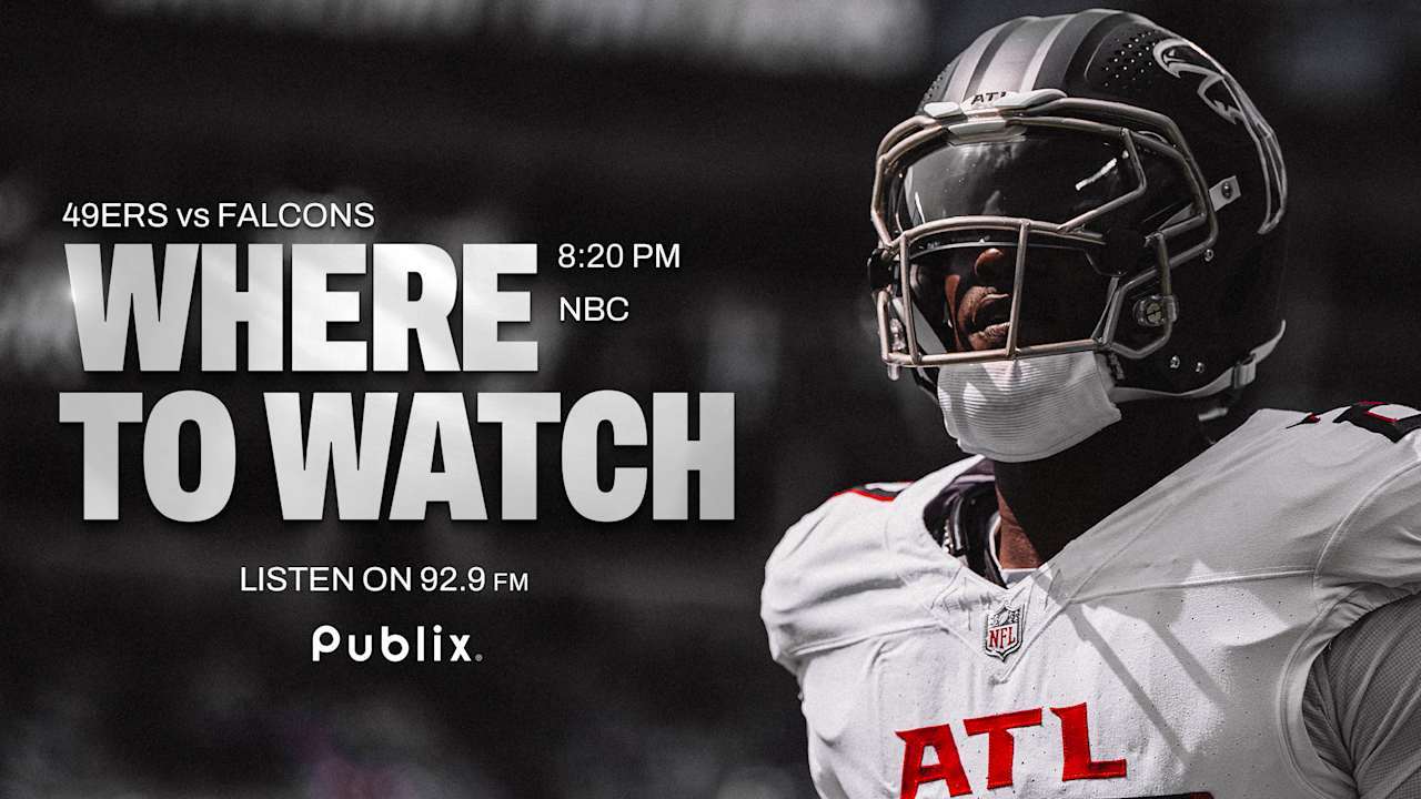 Where to watch Falcons vs. 49ers