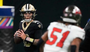New Orleans Saints vs Tampa Bay Buccaneers on October 26