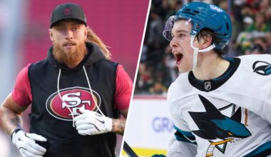 49ers’ George Kittle ‘big fan’ of Sharks’ Macklin Celebrini – NBC Sports Bay Area & California