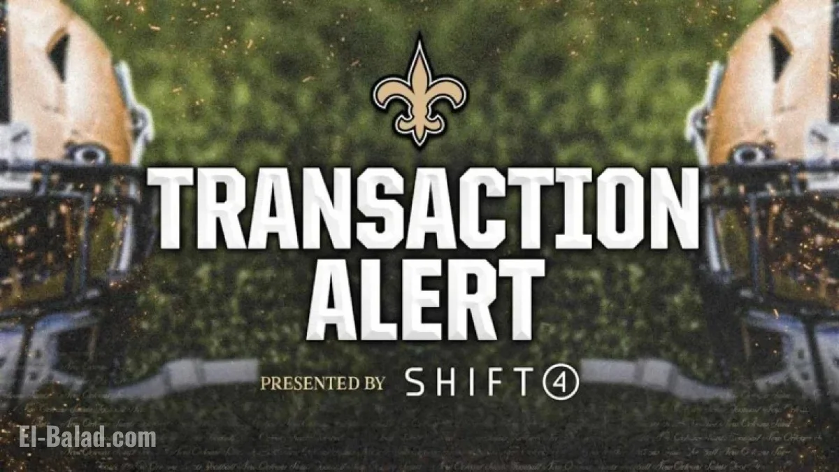 New Orleans Saints Reveal Roster Changes and Injury Update