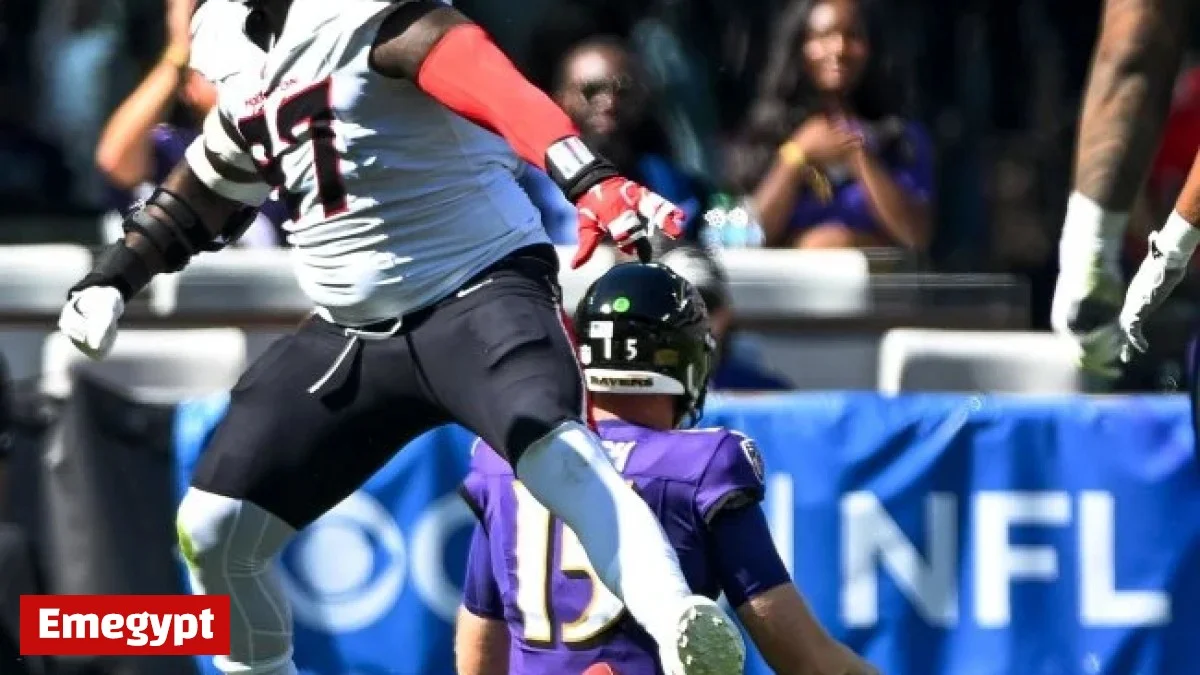 Houston Texans’ Edwards Sacks Baltimore Ravens QB Rush in Stunning Baltimore Showdown Photo