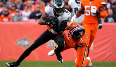 Eagles open as more than standard home favorites against Broncos in Week 5