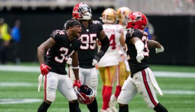 Schedule, recap, game information and more for Falcons - 49ers 2025