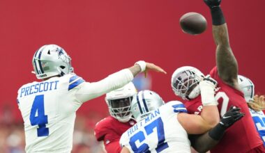 2025 NFL Week 9: Dallas Cowboys vs. Arizona Cardinals
