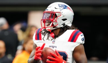 Patriots snap counts: Rhamondre Stevenson is the workhorse now