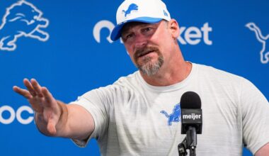 Dan Campbell refutes ‘bogus’ report on Aidan Hutchinson cut block complaints