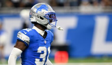Lions, Vikings injury designations: Kerby Joseph OUT, Terrion Arnold full go