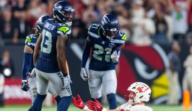 Half dozen Seahawks defensive starters miss practice Wednesday