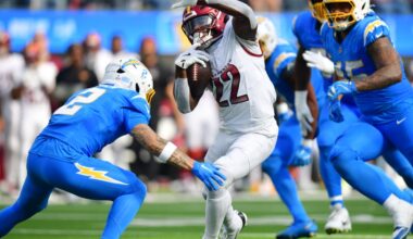 Chargers earn D grade after blowout loss to Commanders