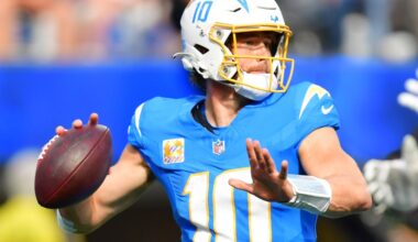 Best and worst PFF grades from Chargers-Commanders: Justin Herbert can only do so much