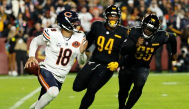 Chicago Bears Sackwatch 2025: Week 5 vs Washington Commanders