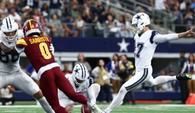 Dallas Cowboys K Brandon Aubrey made NFL history in Sunday’s win