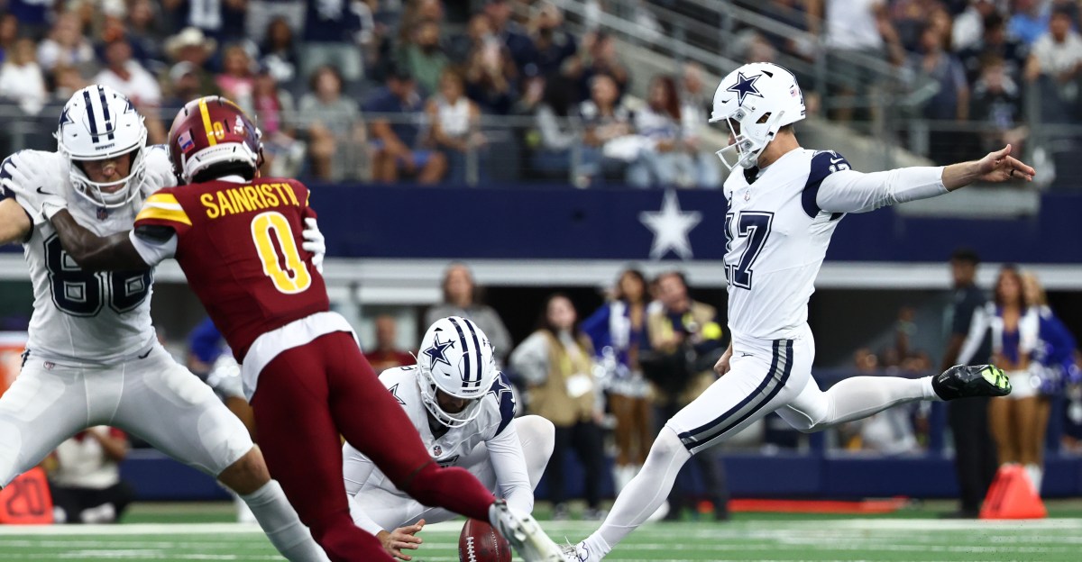 Dallas Cowboys K Brandon Aubrey made NFL history in Sunday’s win