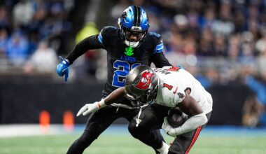 Detroit Lions Week 7 snap counts, personnel usage vs. Tampa Bay Buccaneers