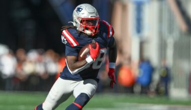 Patriots vs. Falcons Wednesday injury report: Starting rusher sidelined