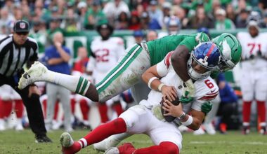 Eagles-Giants Film Review: The pass rush still isn’t where it needs to be