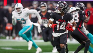 Falcons snap counts from a horror show against the Dolphins