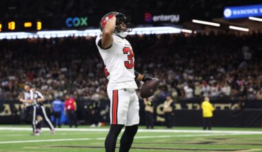 Notes and stats from the Buccaneers 23-3 win over the Saints