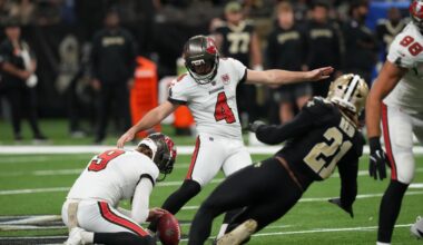 Bucs Anthony Nelson, Chase McLaughlin earn Player of the Week honors