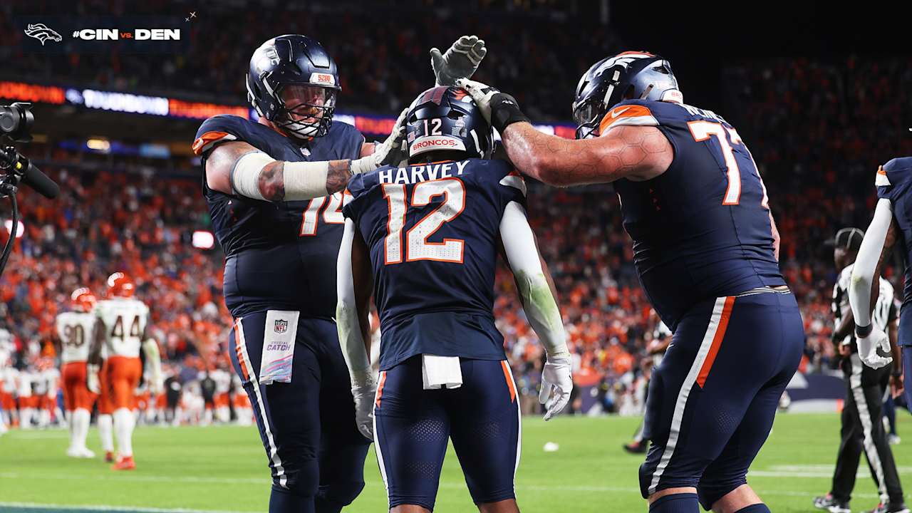 RB RJ Harvey nominated for NFL Rookie of the Week after win over Bengals