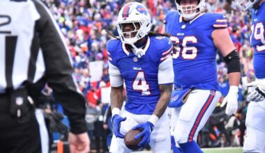 Bills vs. Patriots anytime touchdown scorer props, back James Cook on SNF