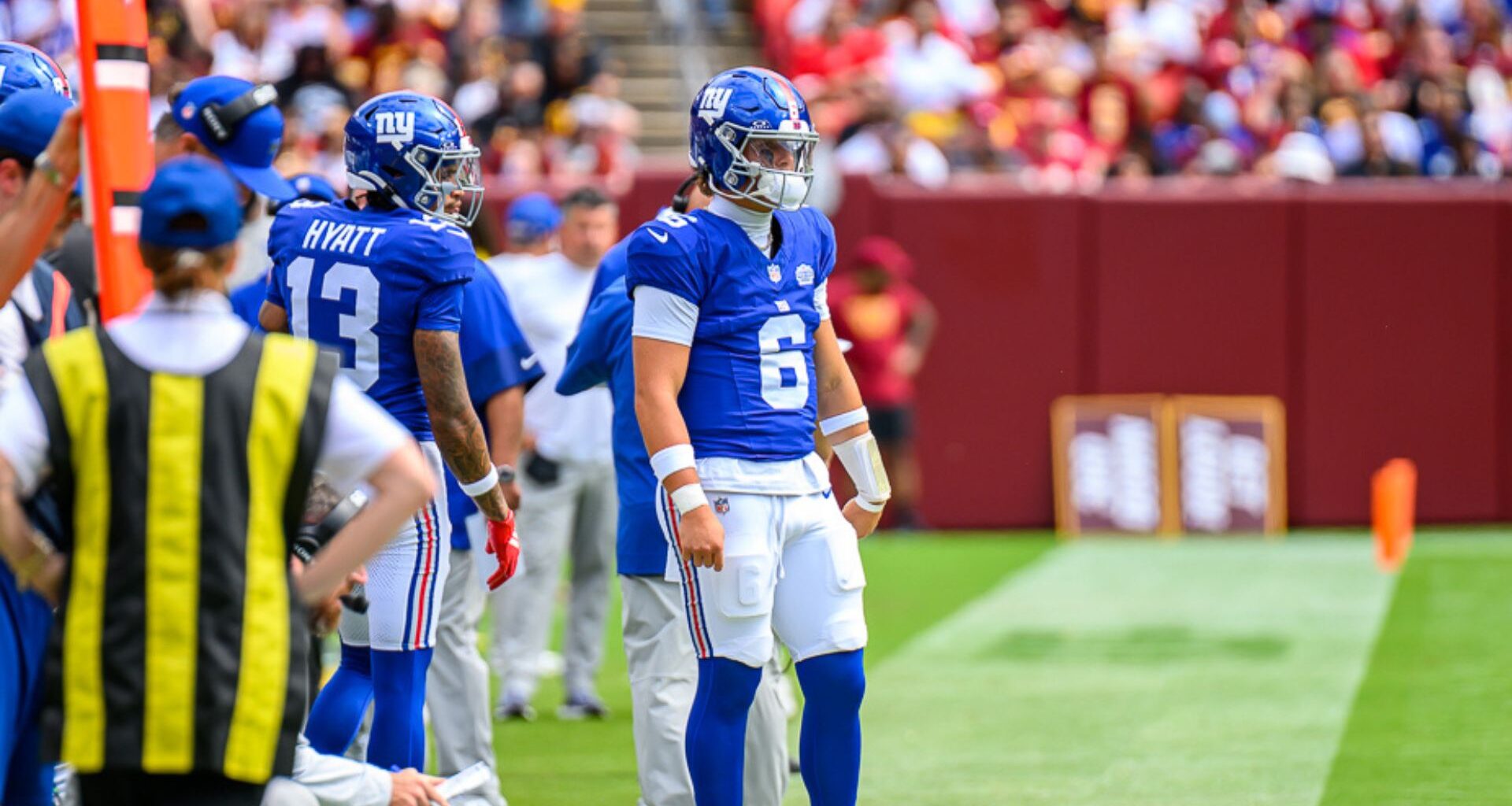 jaxson dart ny giants football