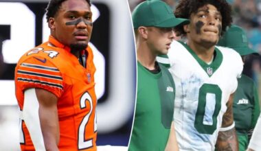 Jets sign ex-Bears running back Khalil Herbert as Braelon Allen goes on IR