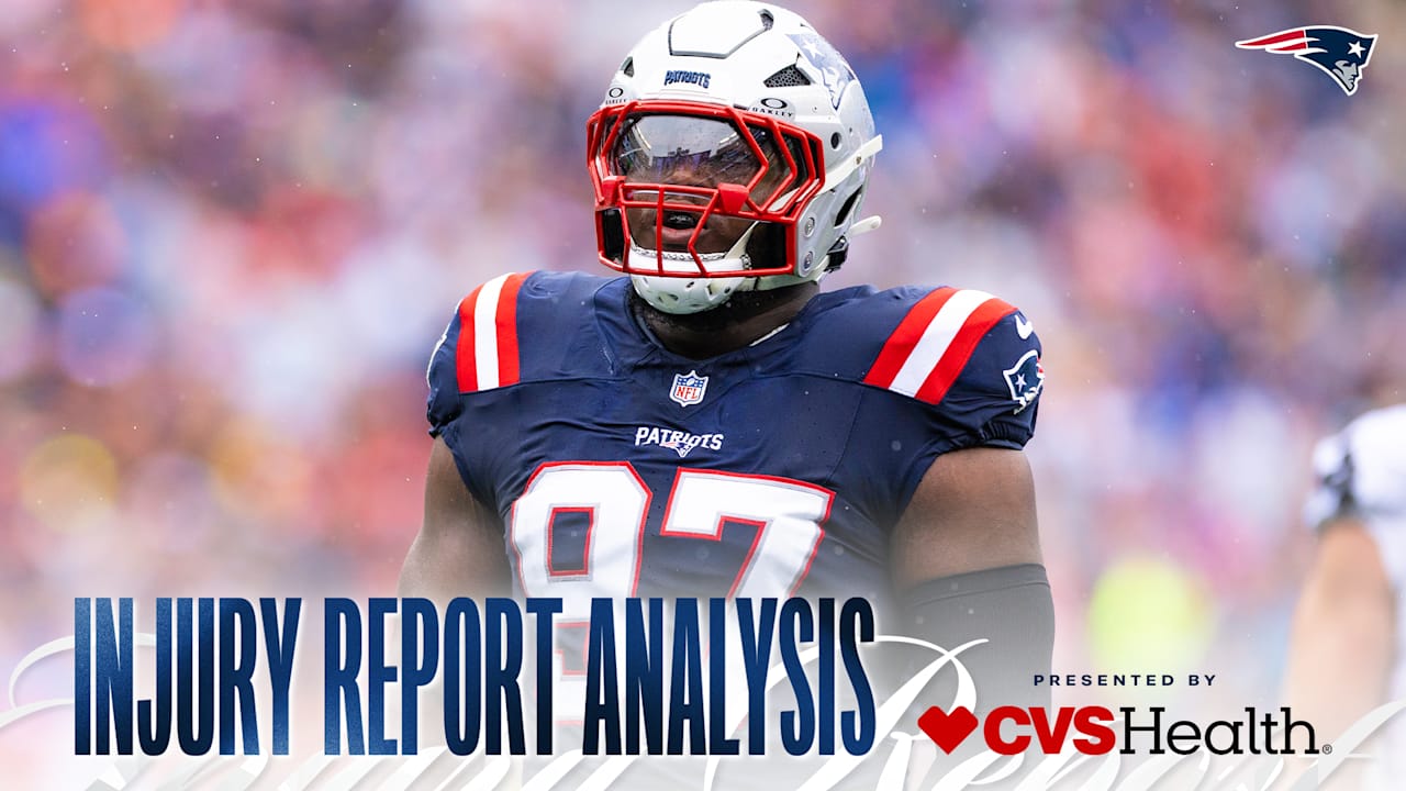 DT Milton Williams Among Four Patriots Listed as Questionable for Sunday Night's Showdown vs. the Bills 