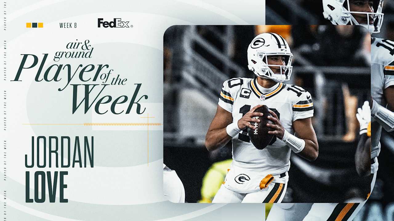 Packers QB Jordan Love named FedEx Air and Ground Player of Week 8