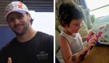 NFL QB Josh Allen Wears Hats Decorated by Kids To Raise Money