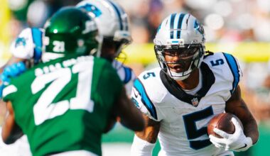 Panthers debut two-back system with Chuba Hubbard and Rico Dowdle