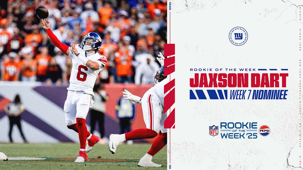 Jaxson Dart nominated for Pepsi Rookie of the Week