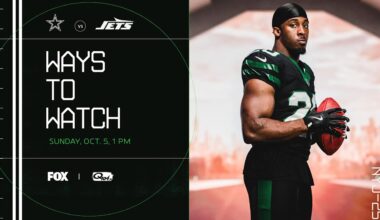 New York Jets vs. Dallas Cowboys Ways to Watch, Listen and Follow