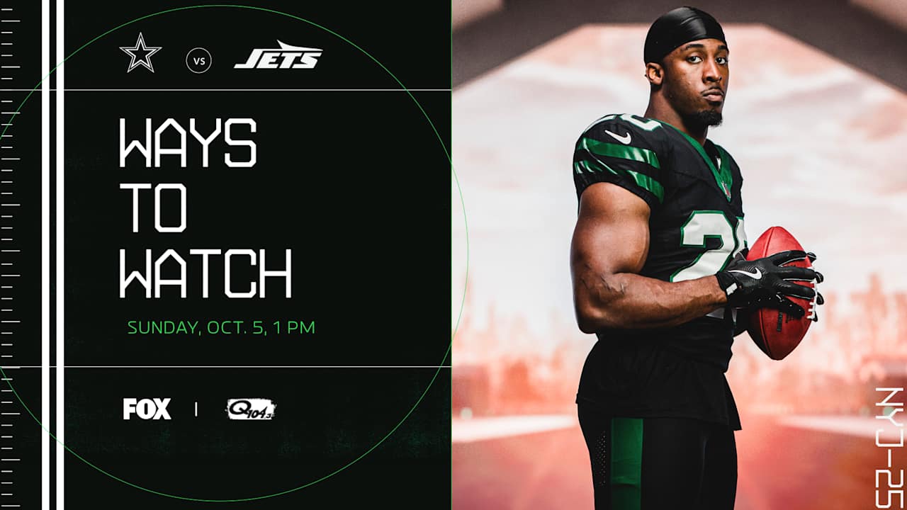 New York Jets vs. Dallas Cowboys Ways to Watch, Listen and Follow