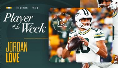 Packers QB Jordan Love named NFC Offensive Player of the Week