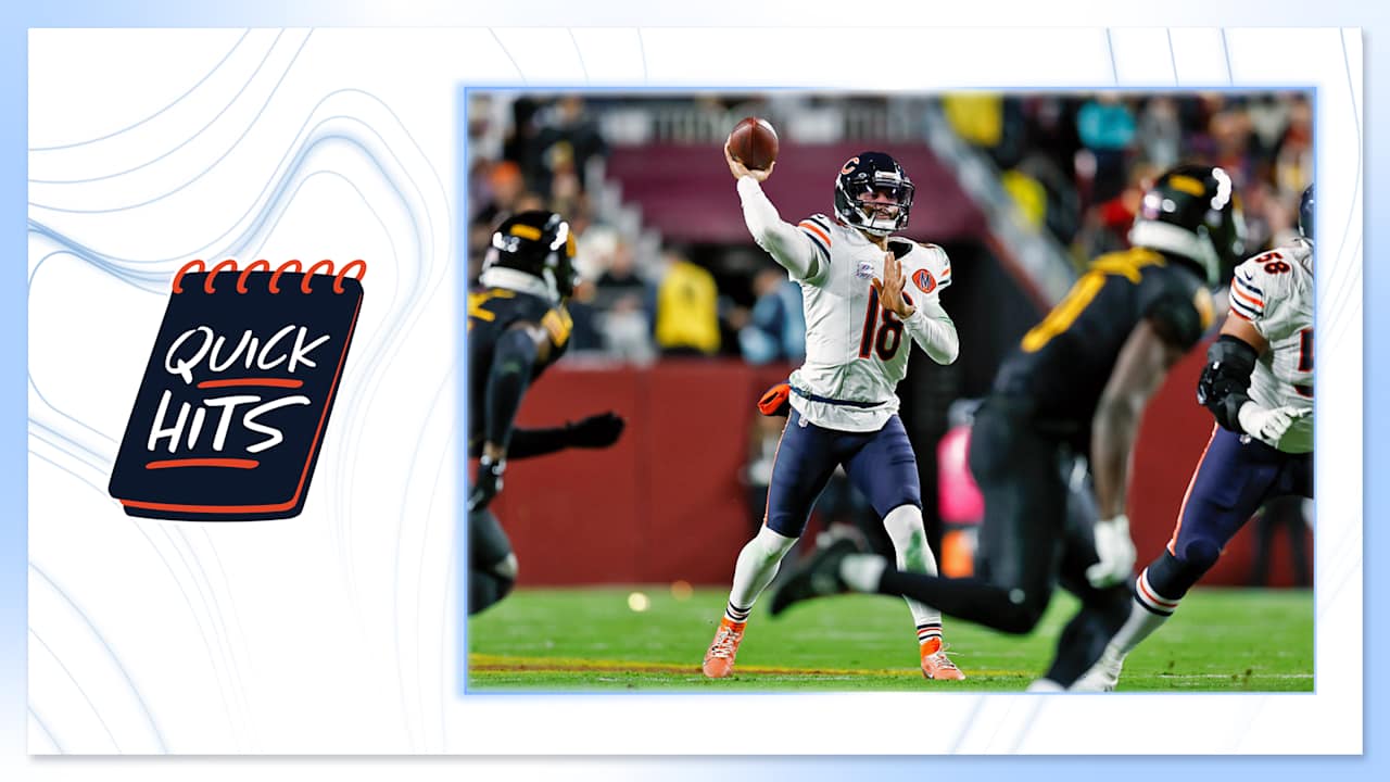 Bears QB Caleb Williams shining in crunch time