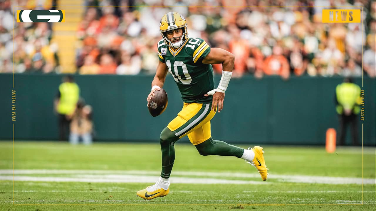 Packers QB Jordan Love has been on a run with his feet this season